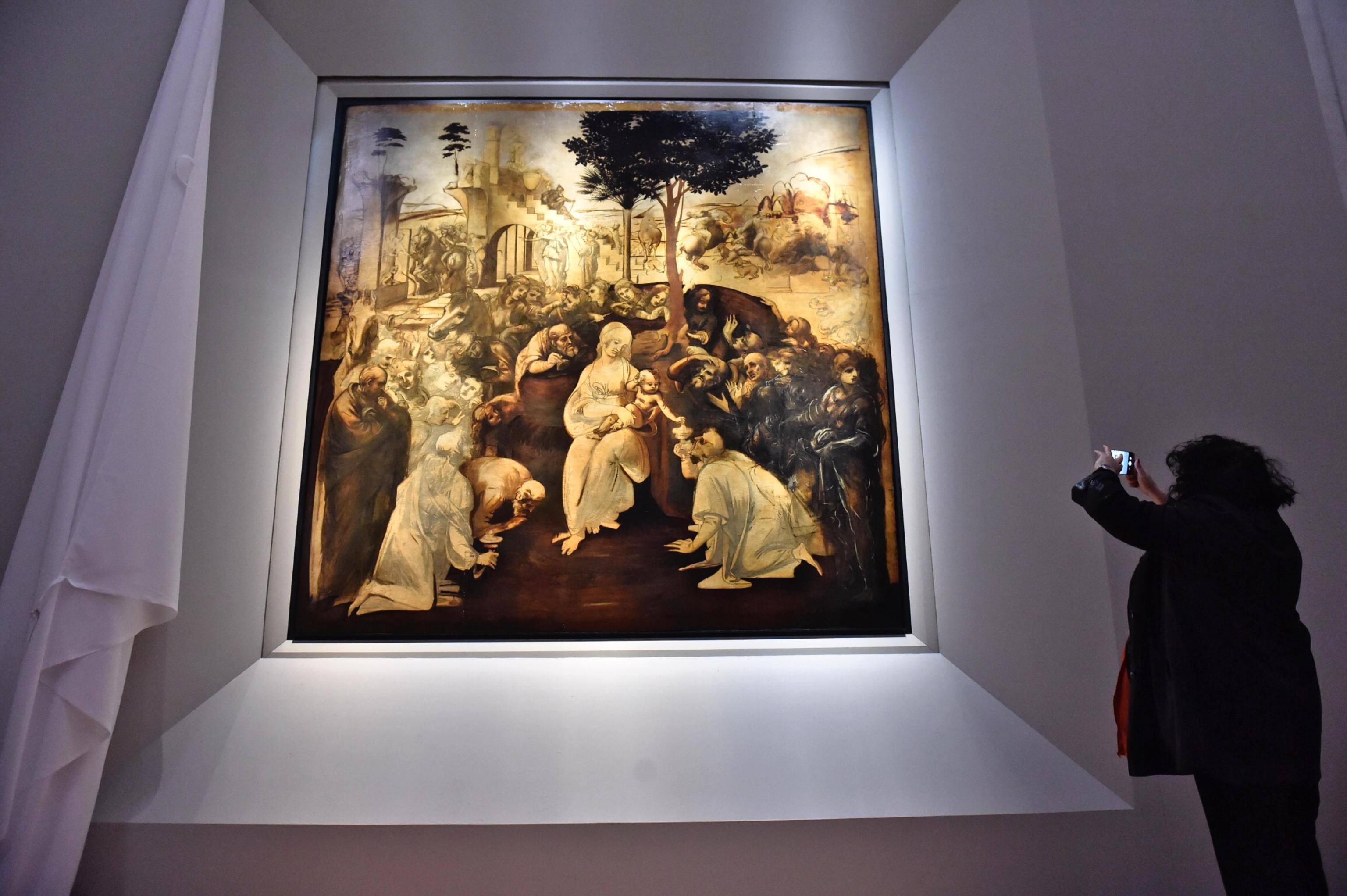Firenze, restauro record: torna agli Uffizi l'Adorazione dei Magi di Leonardo