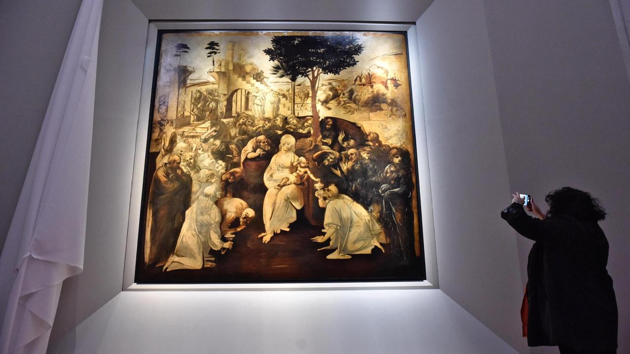 Firenze, restauro record: torna agli Uffizi l'Adorazione dei Magi di Leonardo