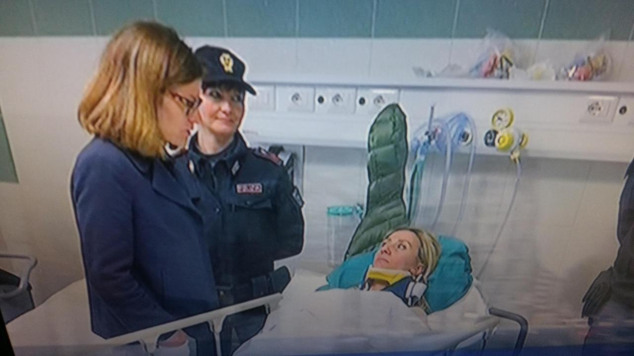 Rita Sverdigliozzi dopo il ricovero in ospedale