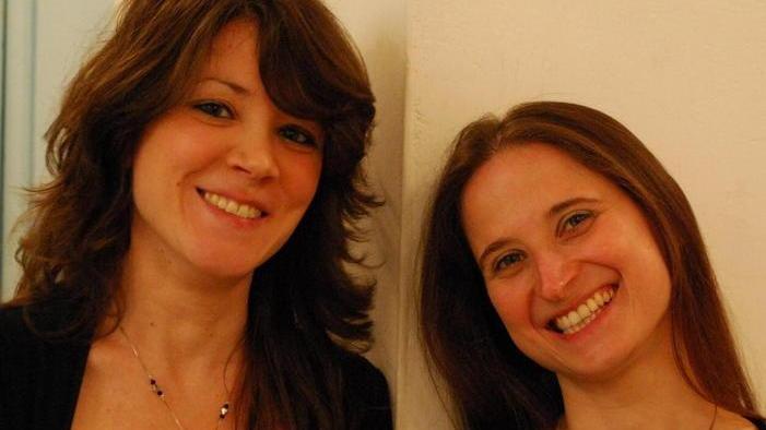Michela Francini insieme alla flautista Elisa Cozzini
