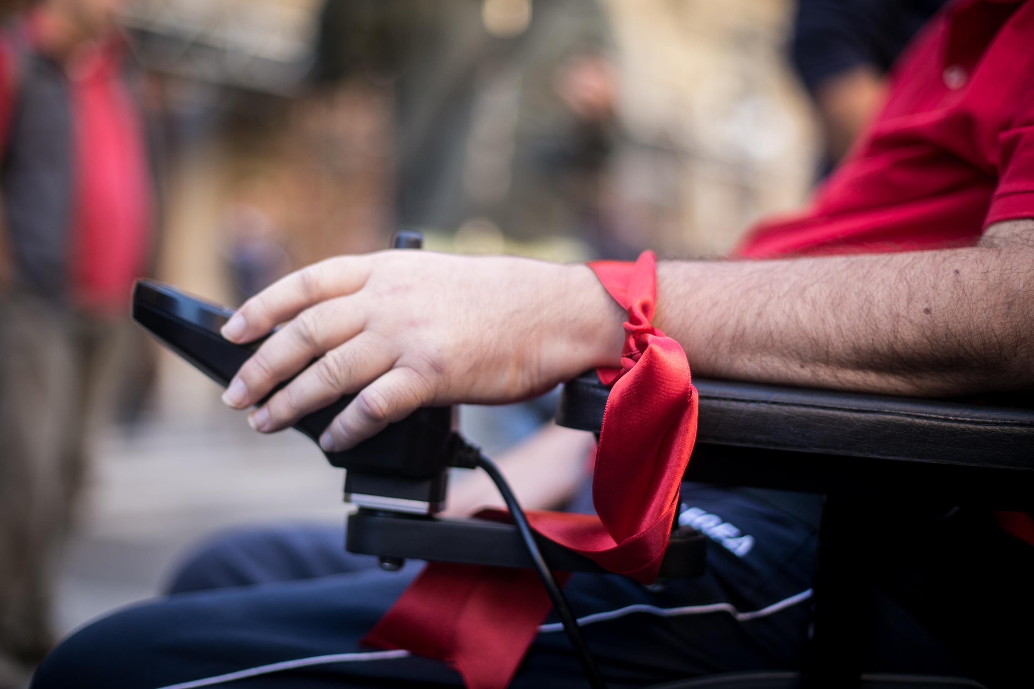 Un malato di sla, immagine di repertorio