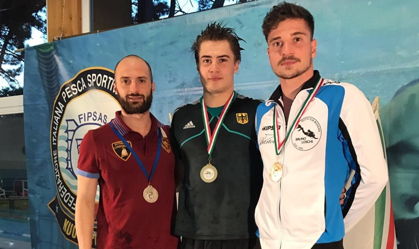 Nuoto pinnato. Zanardi di bronzo in Coppa