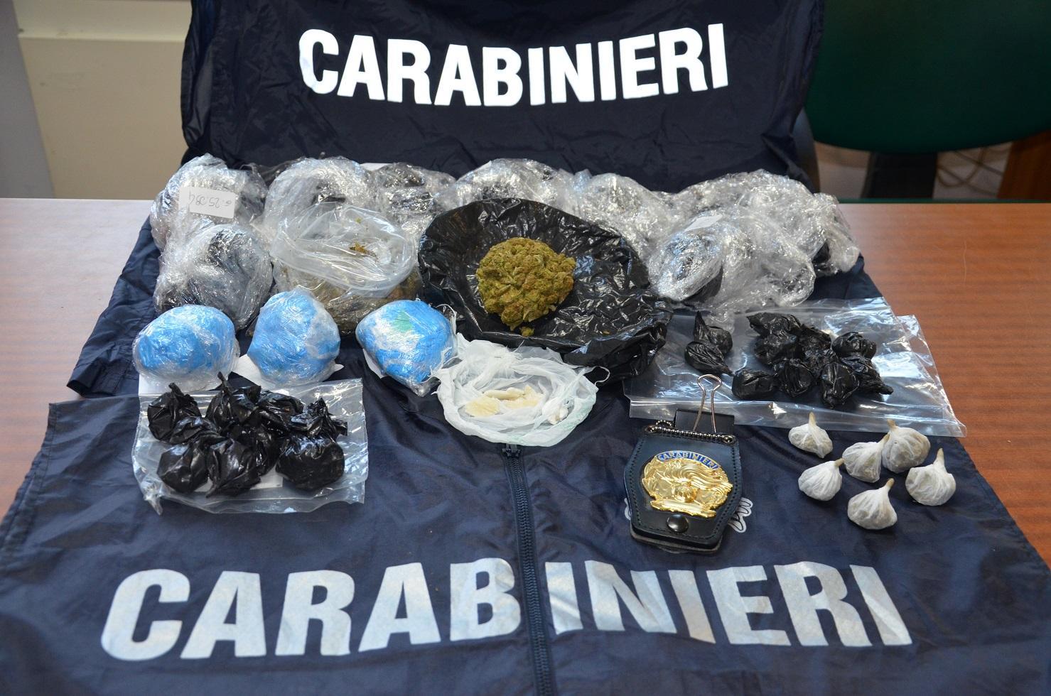 La droga sequestrata