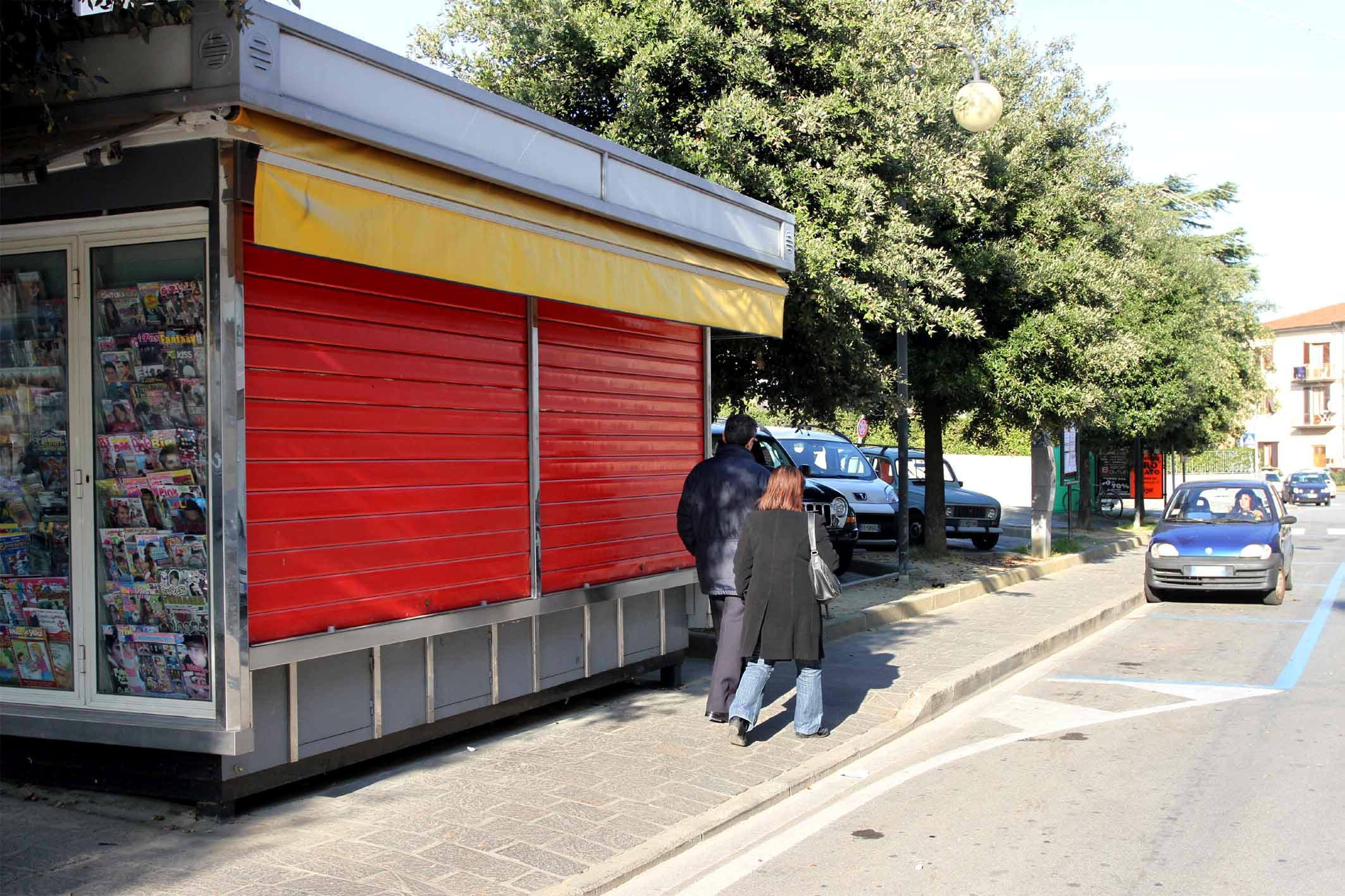 La zona dove è avvenuta la rapina (foto d'archivio)