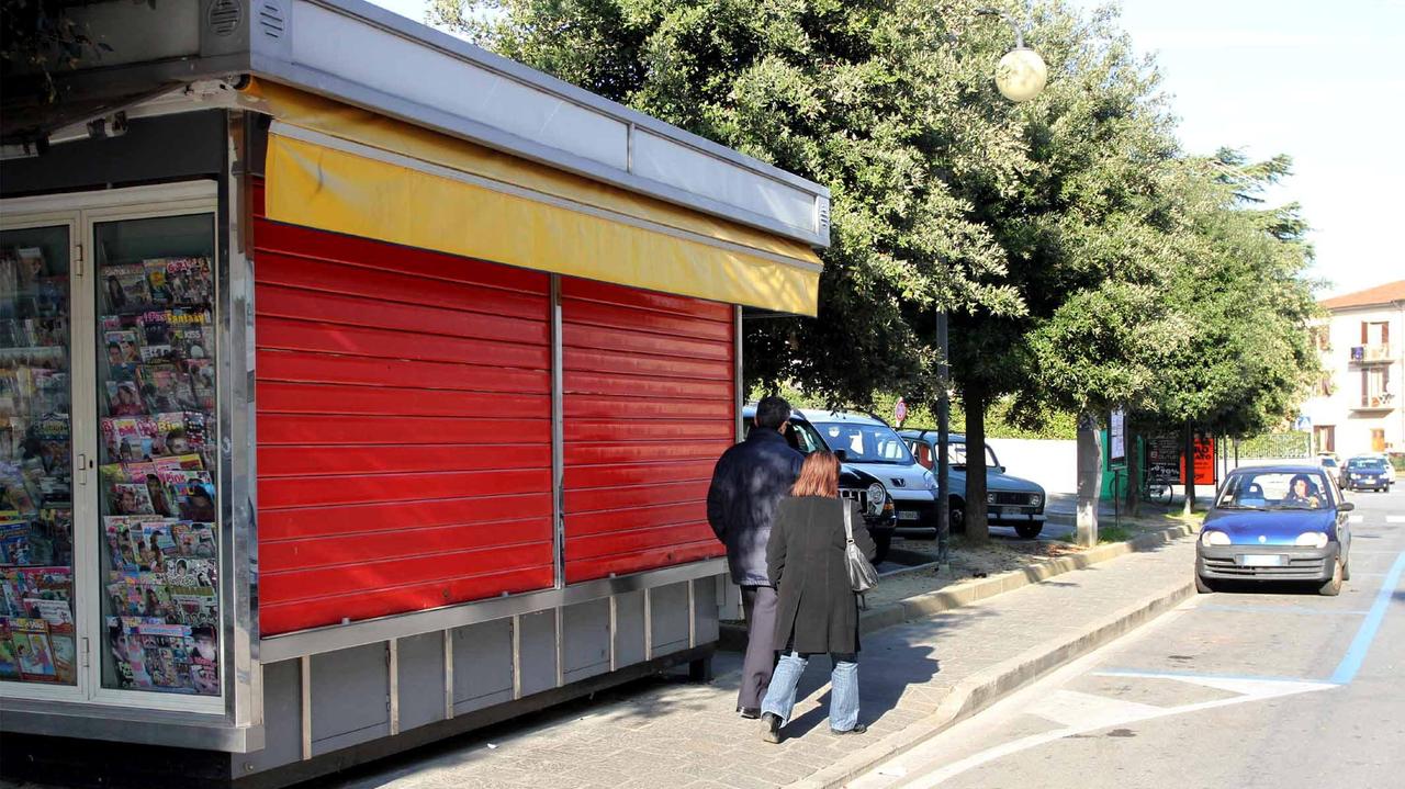 La zona dove è avvenuta la rapina (foto d'archivio)