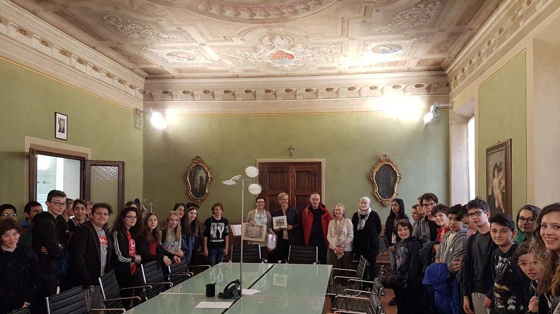Gli studenti francesi in città