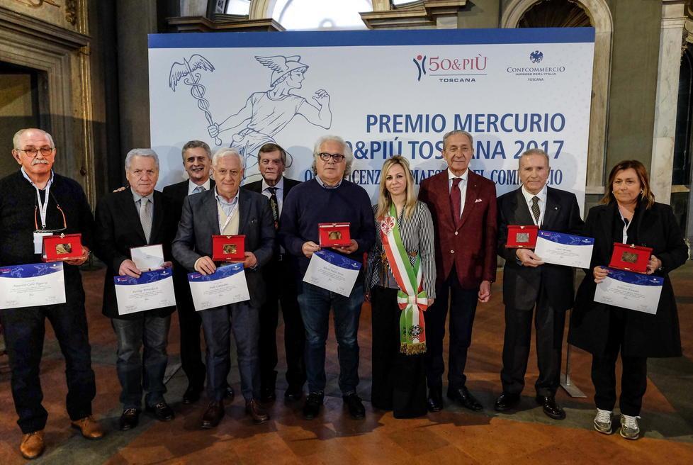 Sei imprenditori storici pisani premiati a Firenze 
