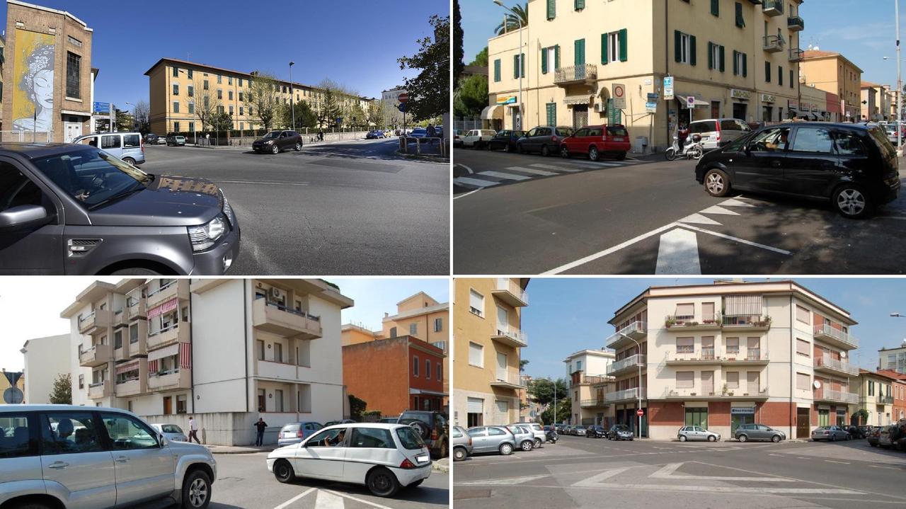 Gli incroci del centro oggetto delle modifiche (foto Bf)