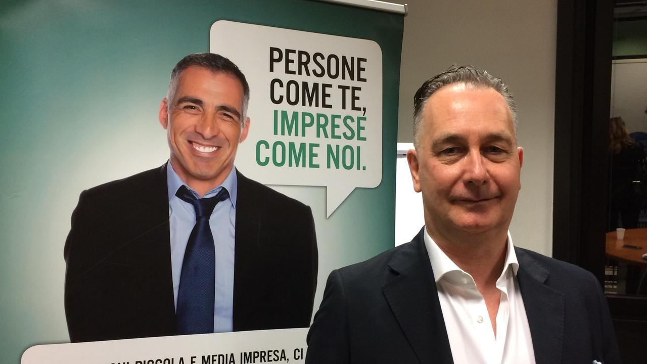 Pierluigi Lorenzini dopo l'elezione