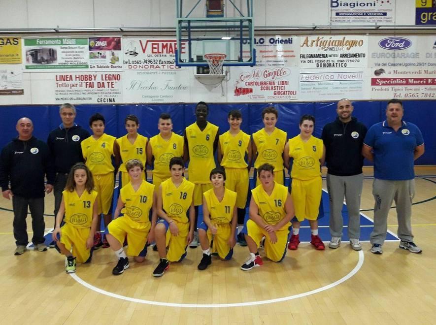 L’under 14 chiude al primo posto il girone 