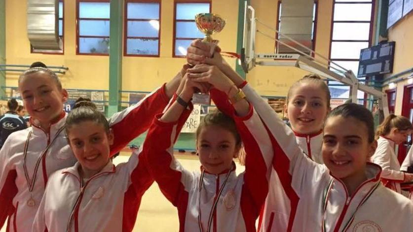 Ginnastica Lucca sugli scudi nel campionato regionale