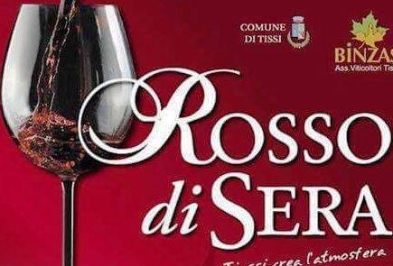 Rosso di sera a Tissi e la piazza diventa una grande enoteca