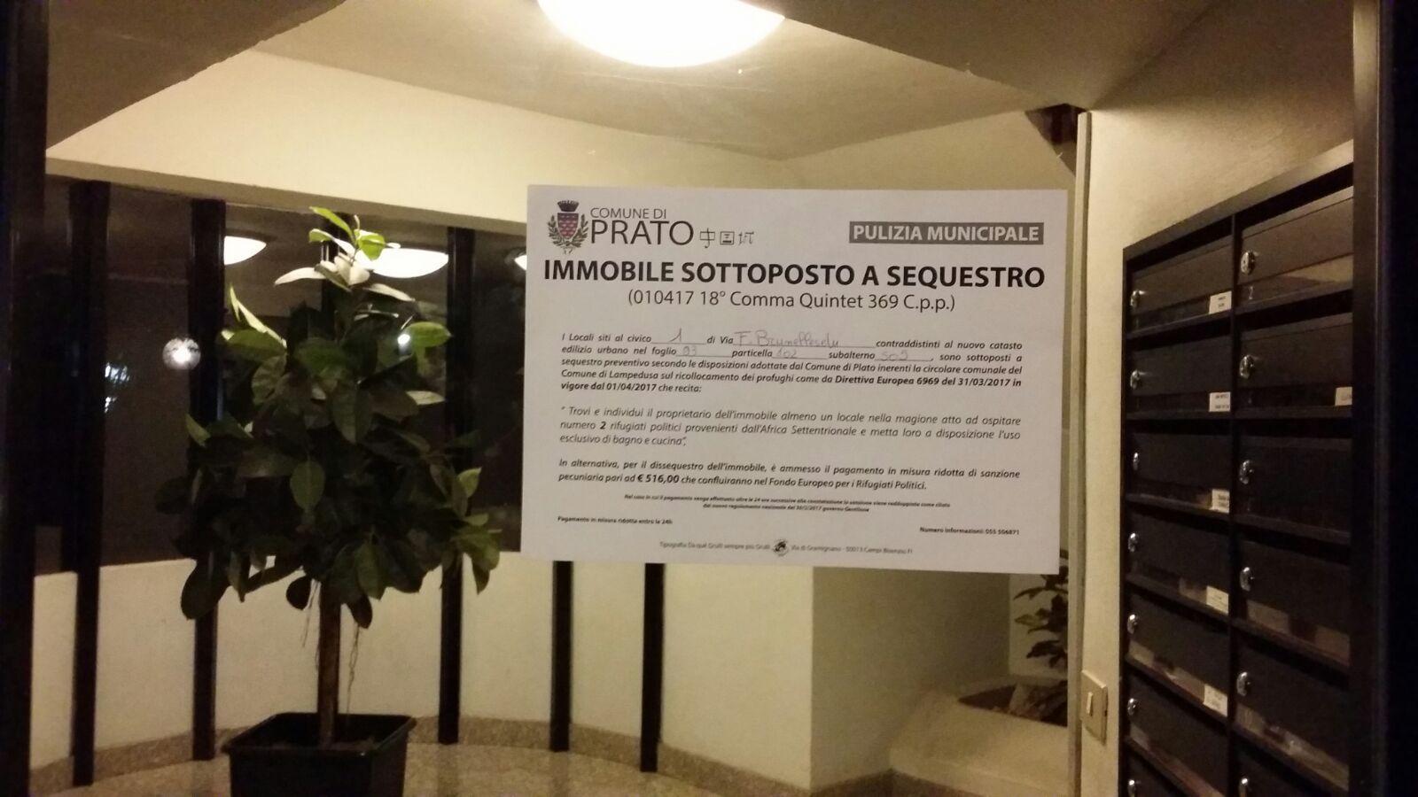 Un finto avviso di sequestro d'immobile