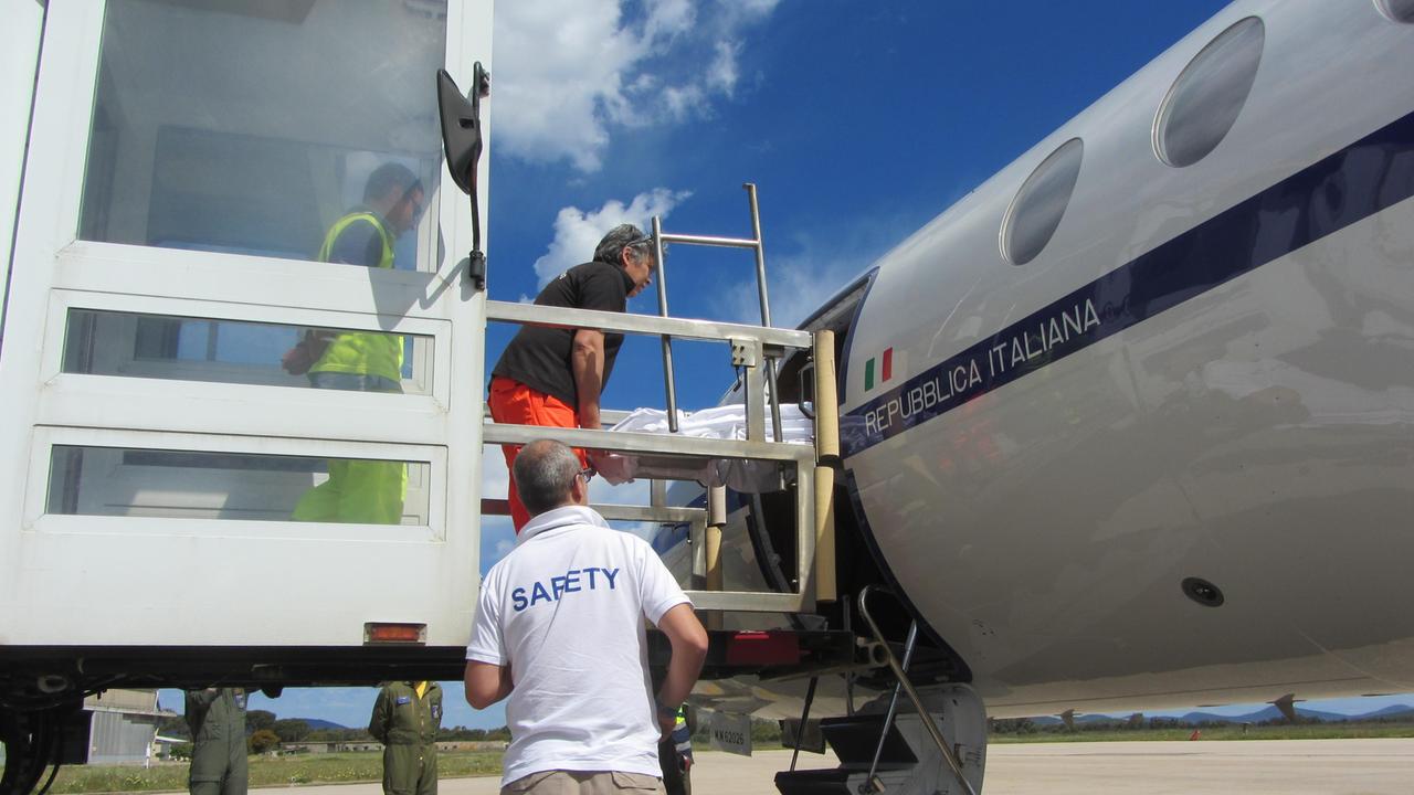 Da Cagliari e da Olbia un volo per Roma con due minori in gravi condizioni