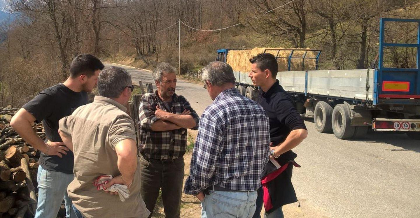 Foraggio agli allevatori colpiti dal sisma