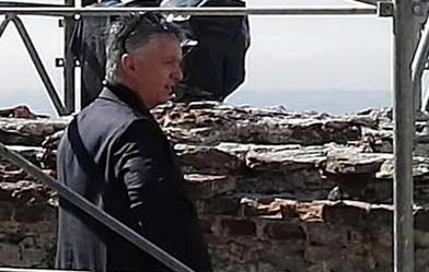Lavori in corso alla Rocca Mallegni ispeziona il cantiere