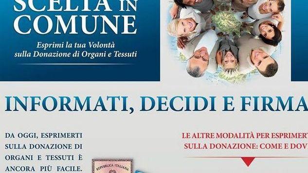 Donare gli organi: ora si può all’Anagrafe