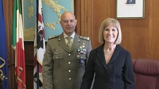 Il prefetto incontra il generale Pintus