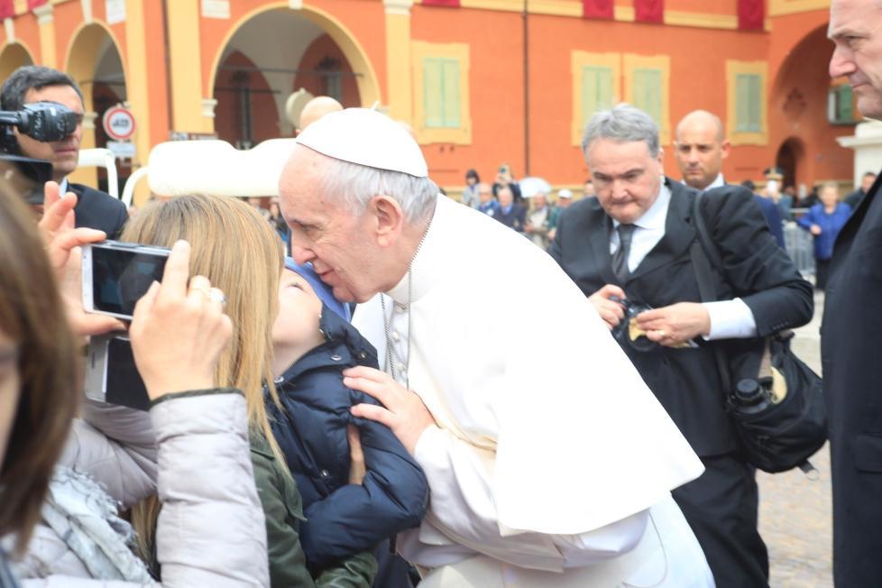 Papa Francesco a Carpi e Mirandola - Il fotoracconto della giornata 