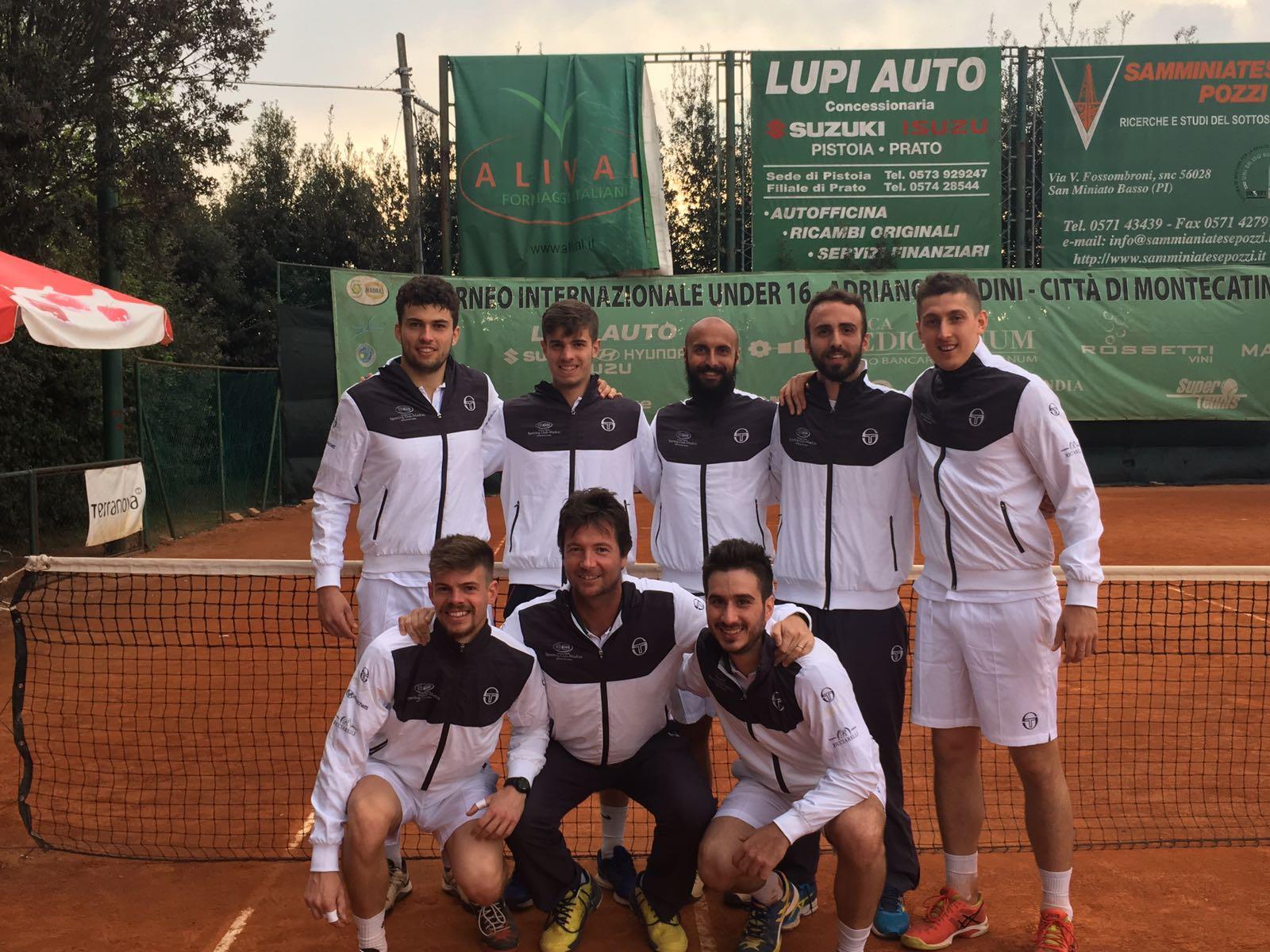 La squadra di Serie B dello Sporting club Montecatini