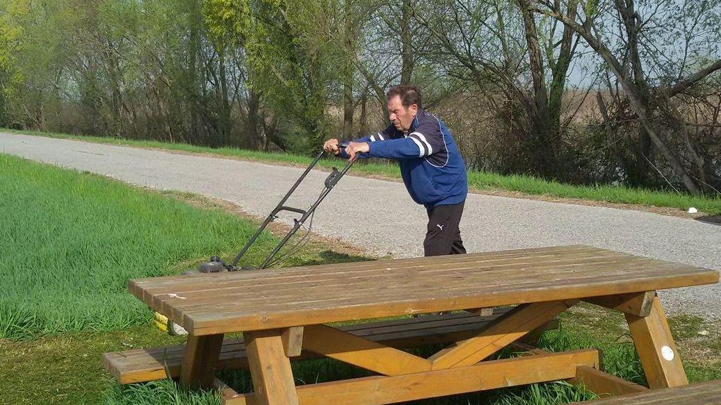 A Goro la destra Po è pulita per merito di un pensionato