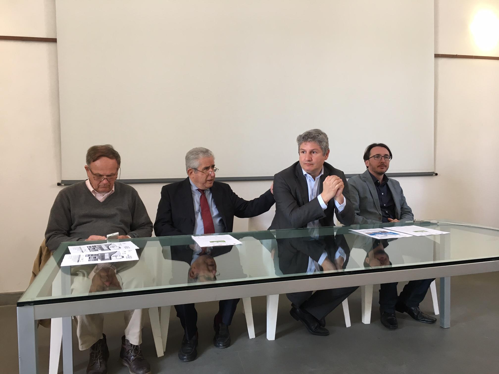 Da sinistra Mario  Ferrari, rebzo Galli, Andrea Zavanella e Alessandro Amato