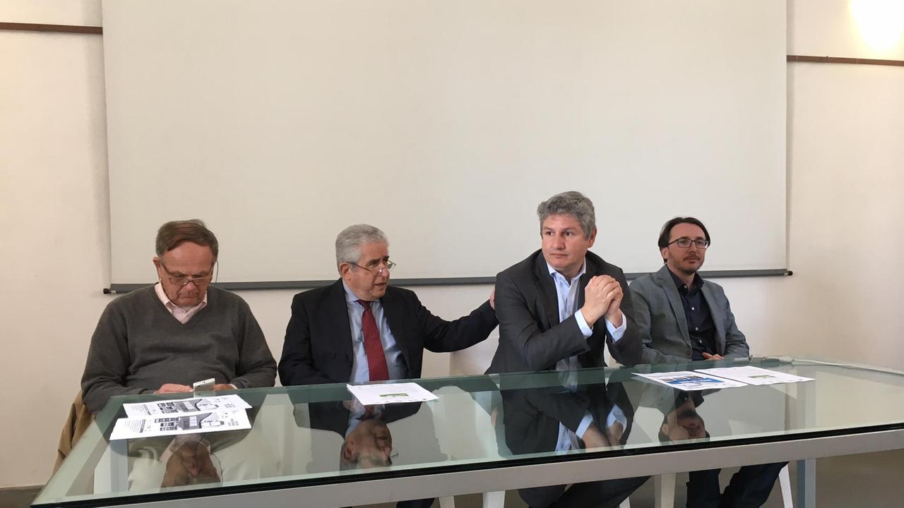 Da sinistra Mario Ferrari, rebzo Galli, Andrea Zavanella e Alessandro Amato