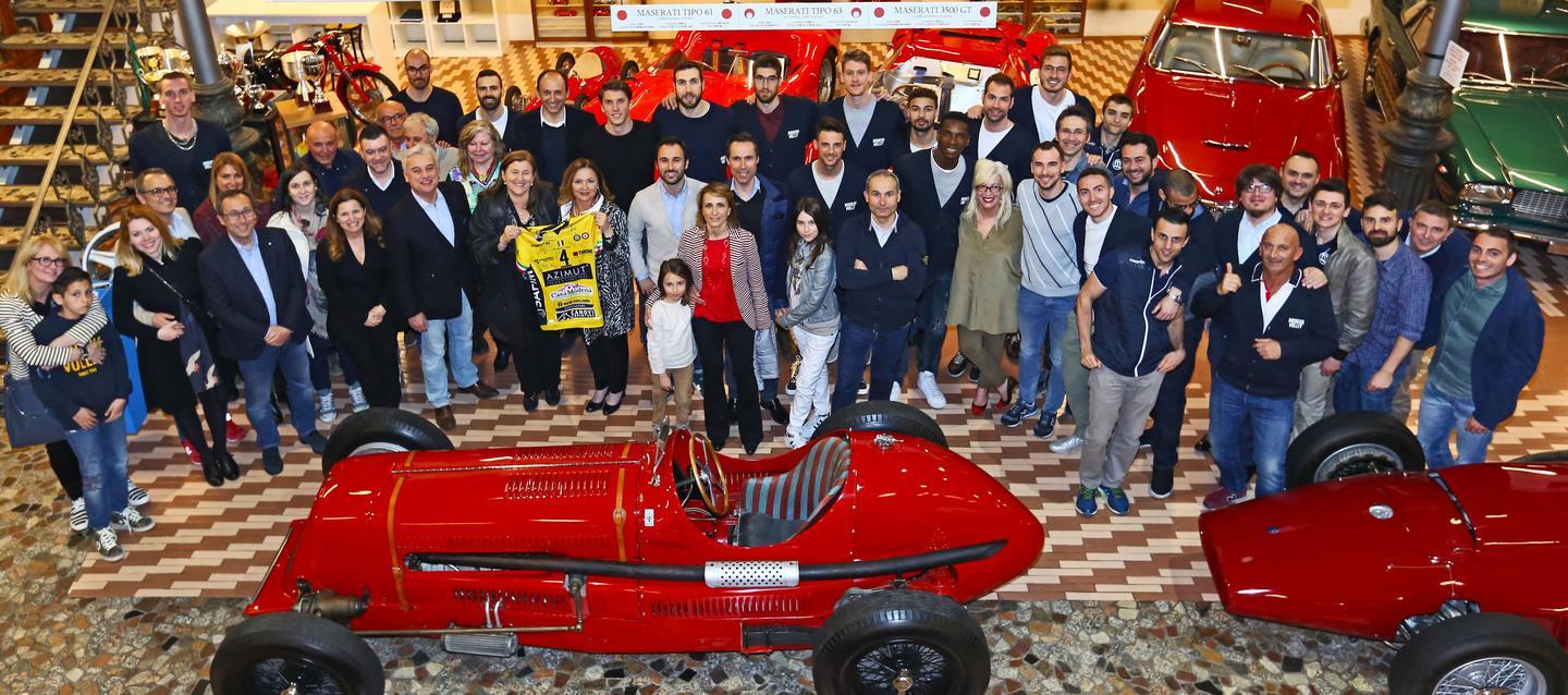 Modena Volley in visita alla famiglia Panini  