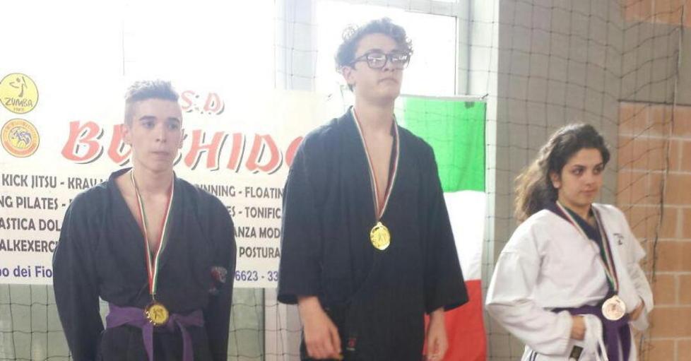 Giacomelli e Celauro sul podio per la palestra H2Sport