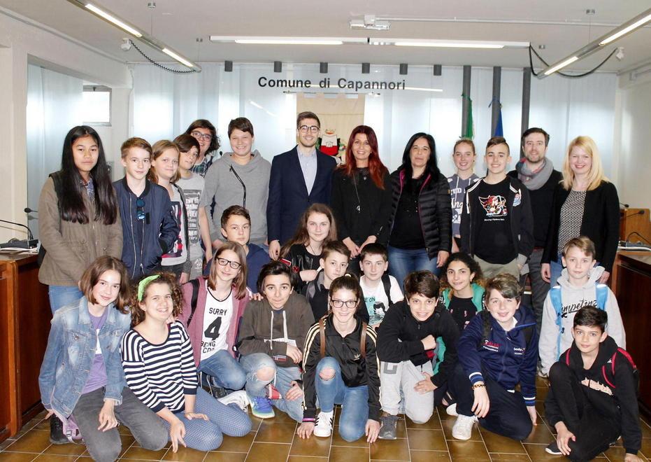 Studenti tedeschi ricevuti a Capannori 