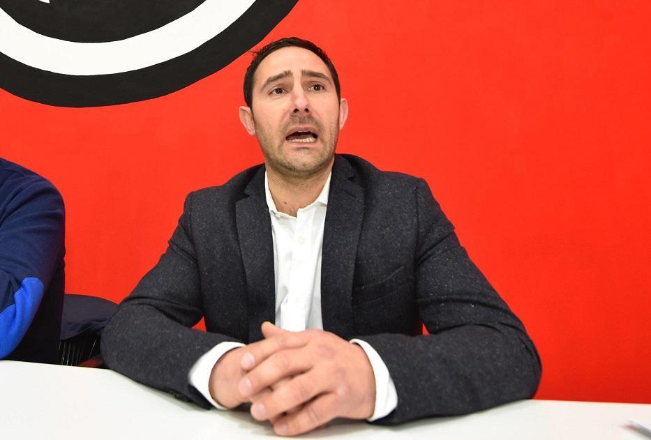 Il consigliere comunale di maggioranza Gino Tornusciolo, responsabile comunale grossetano del partito di estrema destra CasaPound (foto Agenzia Bf)