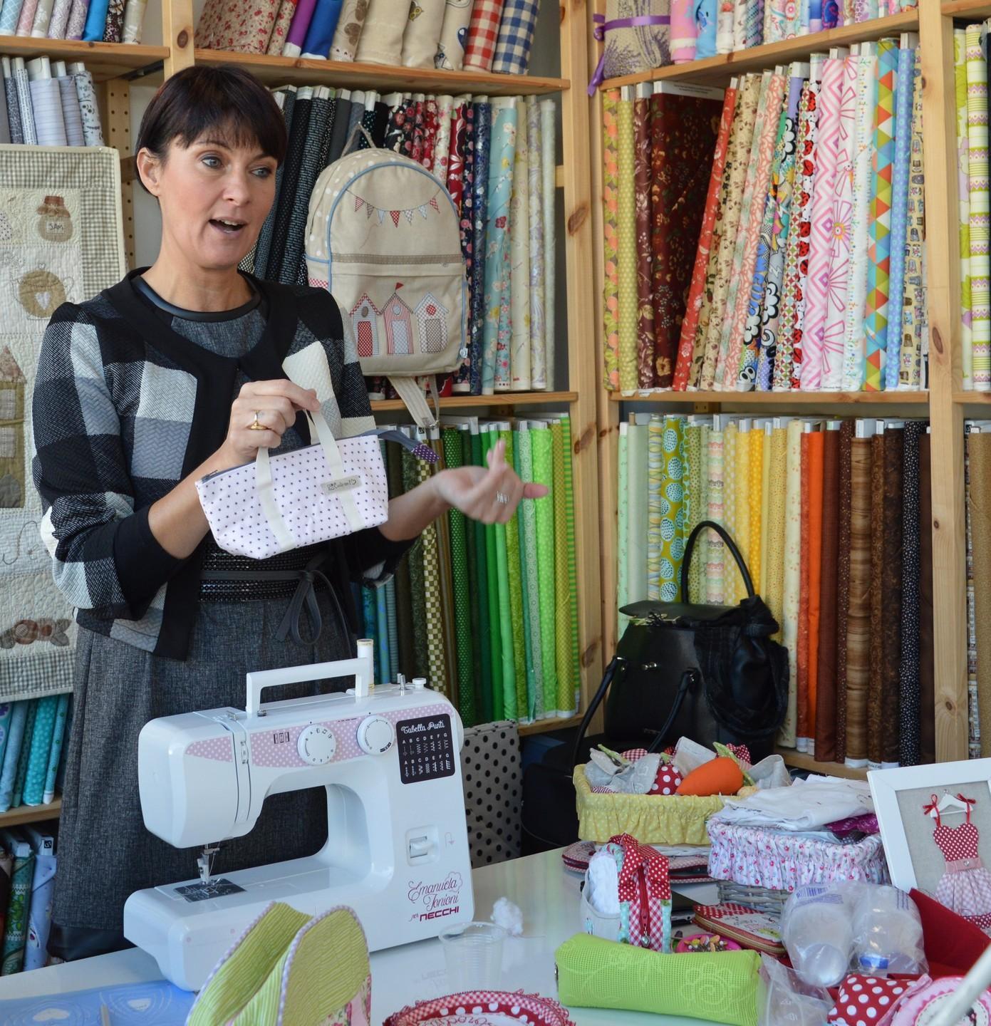 Modena, Emanuela Tonioni la svolta della vita  col cucito creativo  