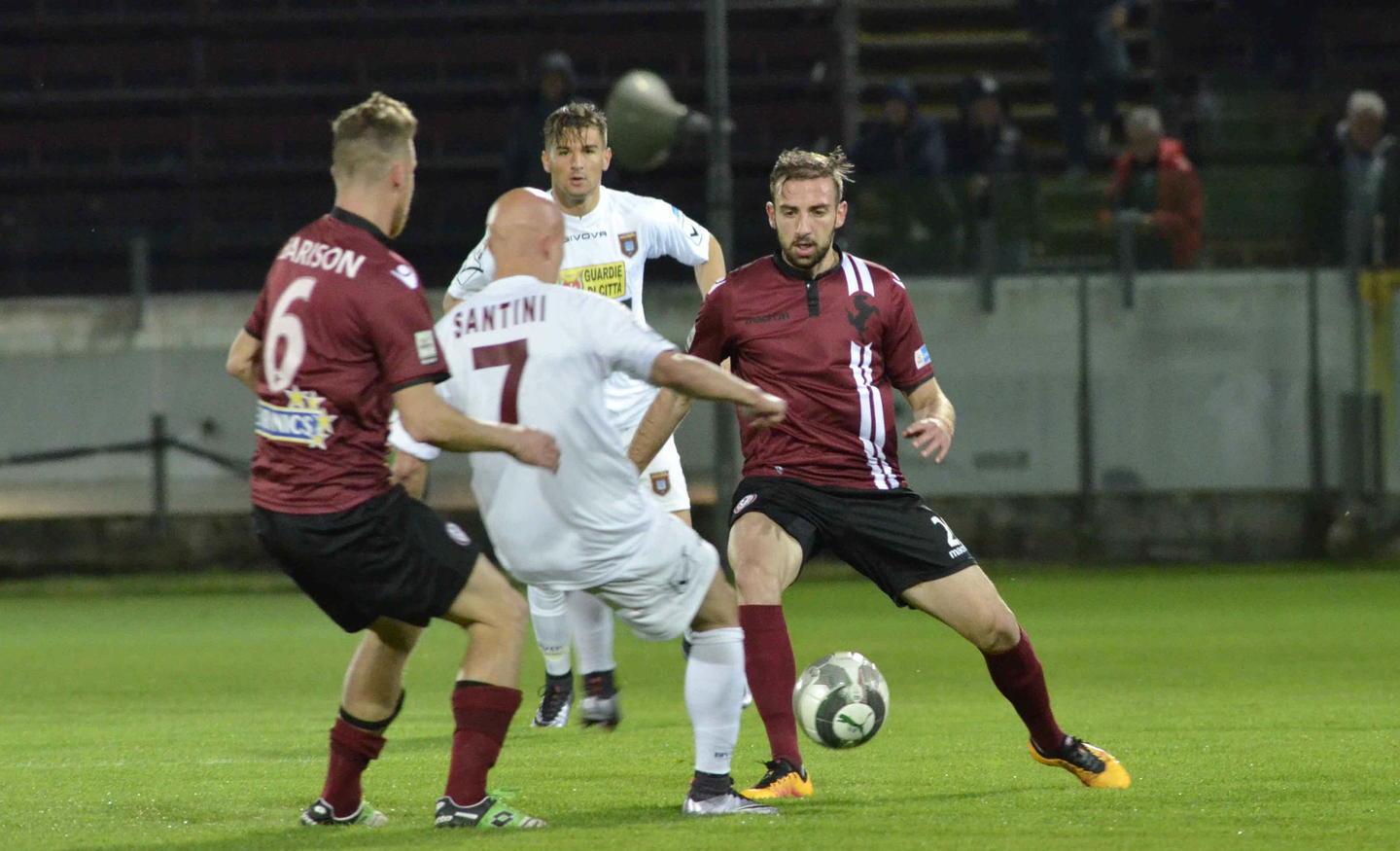 Il Pontedera pareggia all’ultimo minuto 