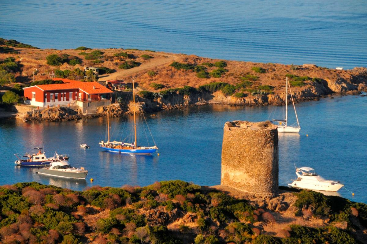 Uno scorcio di Cala d'Oliva, Asinara