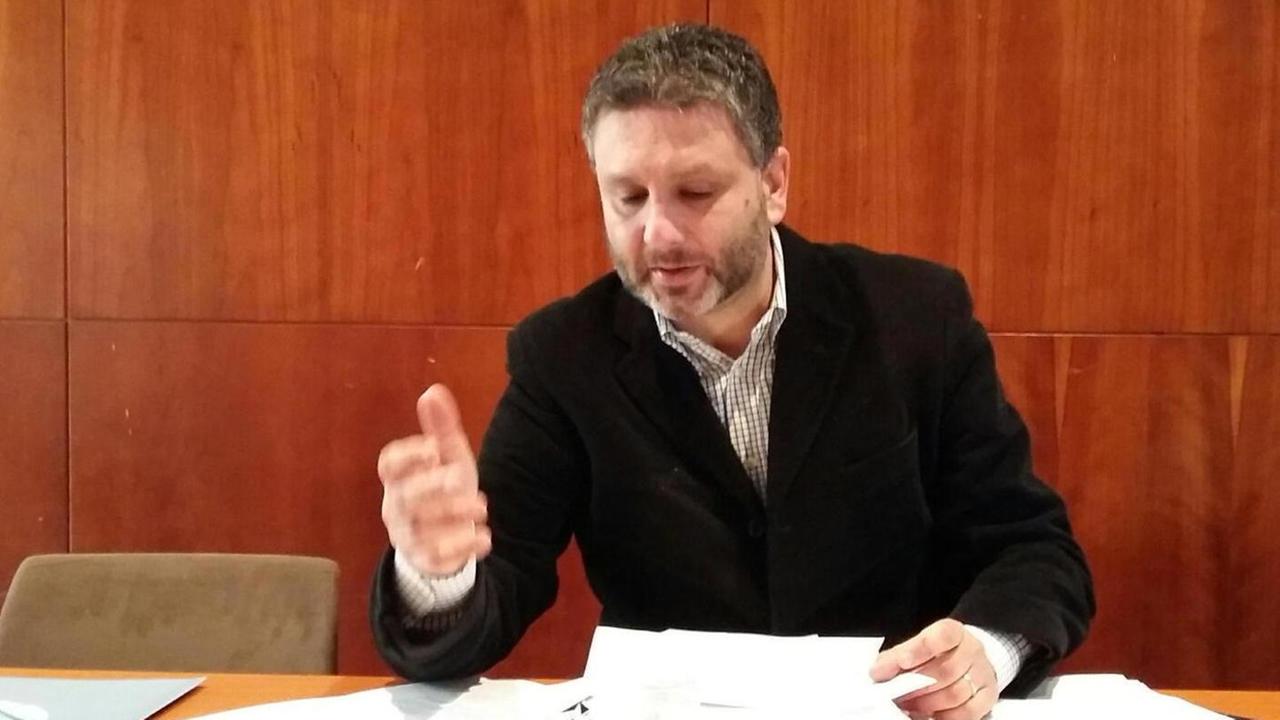 Il candidato del M5S Massimiliano Bindocci