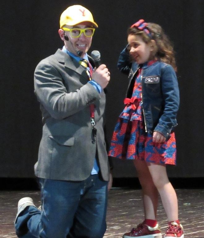 Il comico “Mr. Lui” si esibisce in tandem con Chiara Masetti