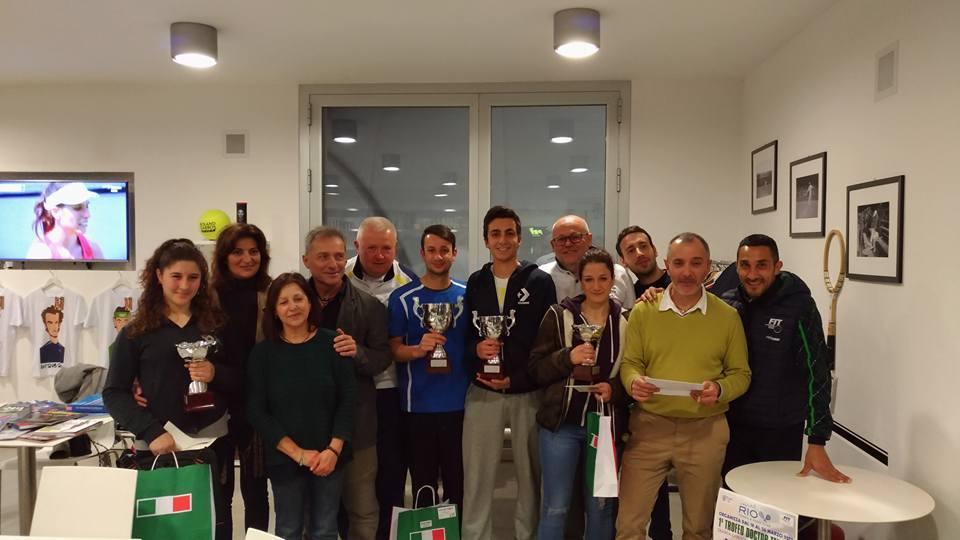 La cerimonia di premiazione del toreno di Quarta Categoria al Rio