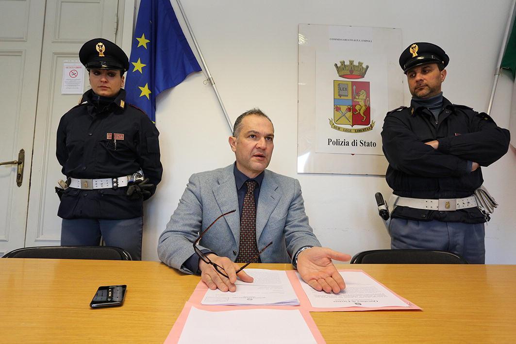 Il dirigente del commissariato Francesco Zunino