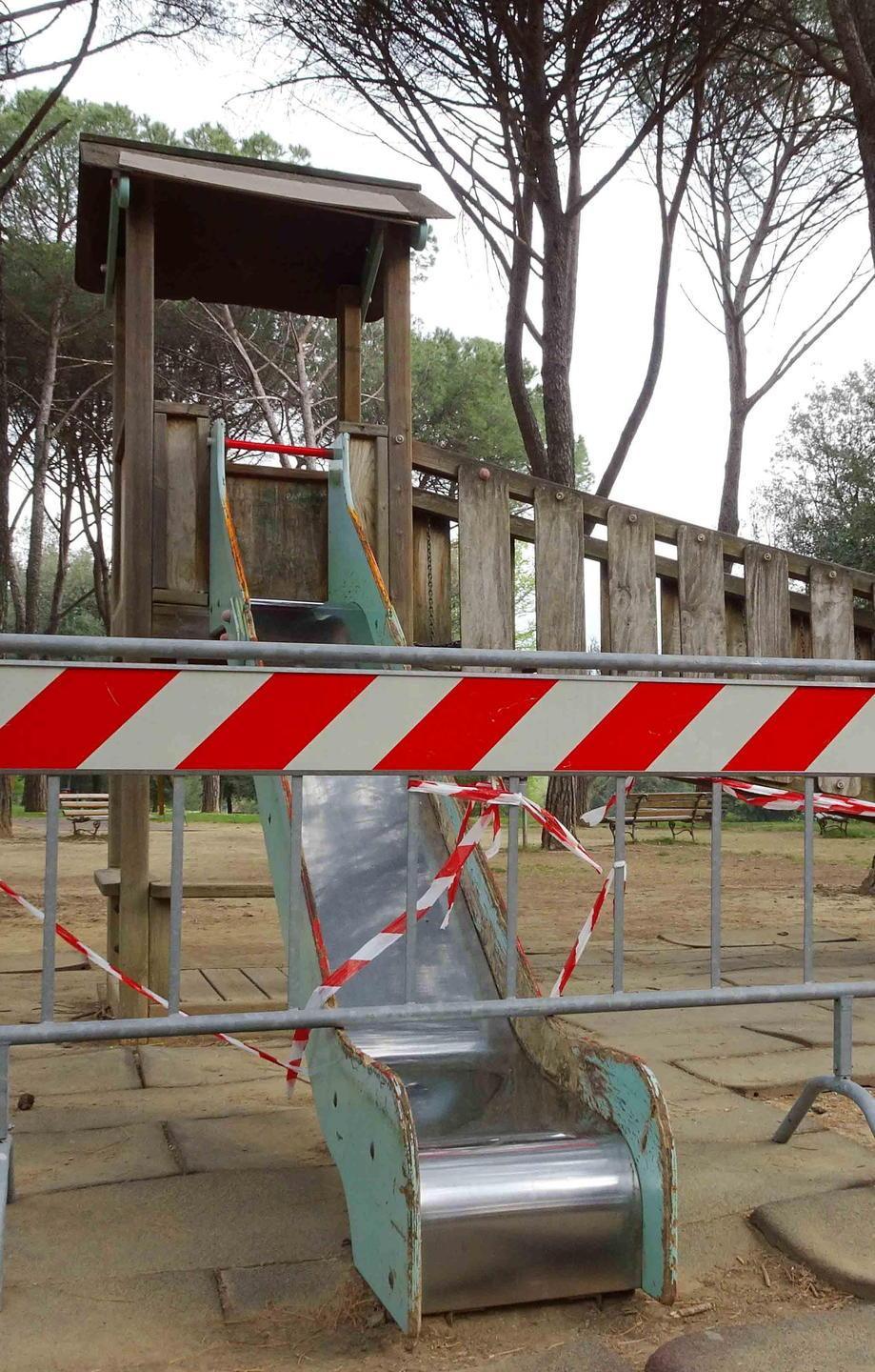 Transenne allo scivolo del Villone 