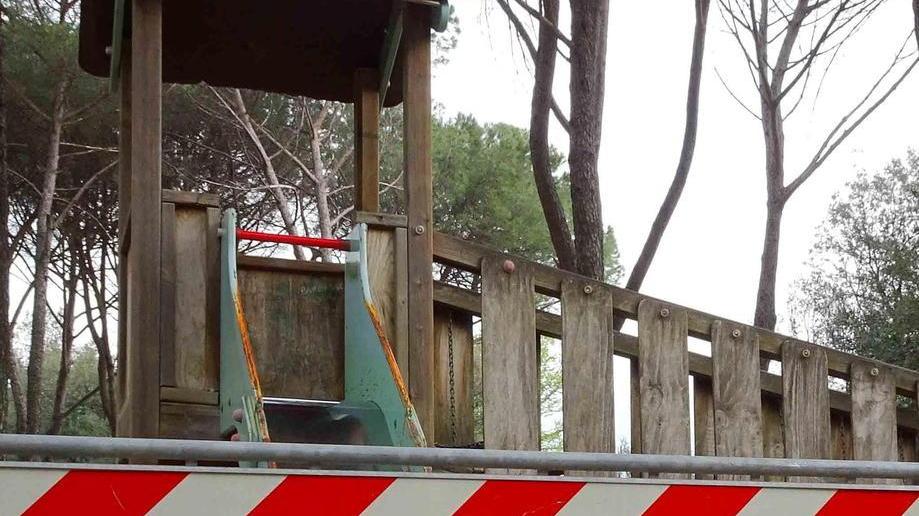 Transenne allo scivolo del Villone