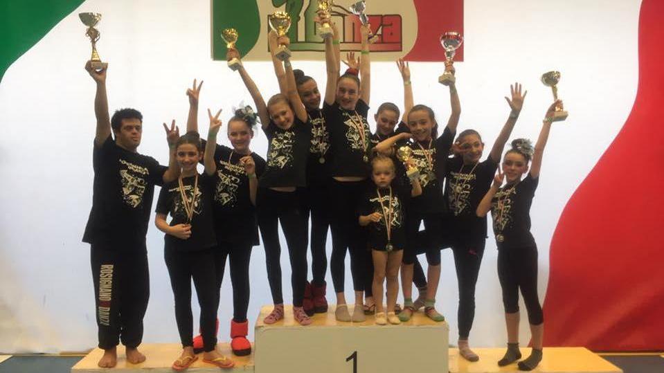 Coppa Italia: raffica di successi per gli atleti di Rosignano in Danza