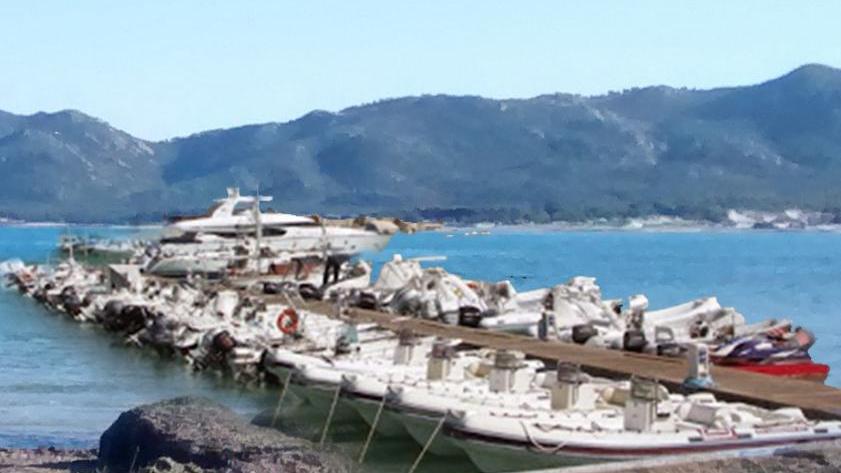 Pontile galleggiante per le barche