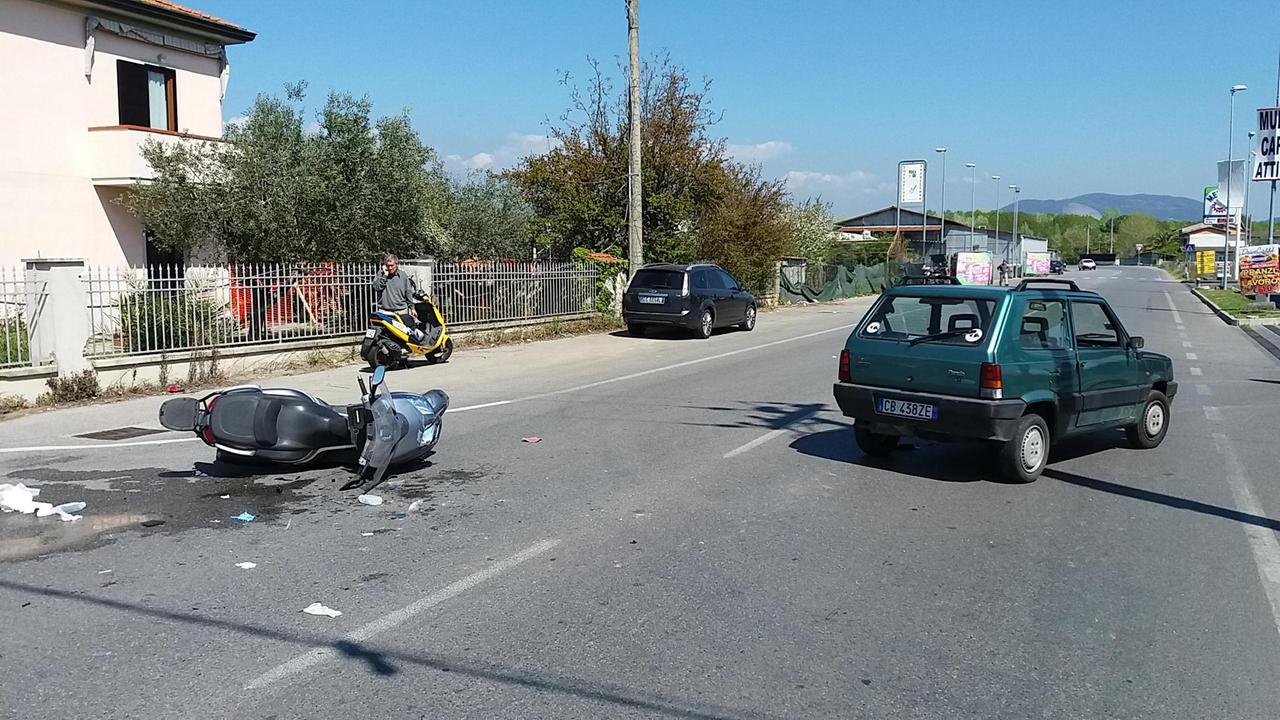 L'incrocio fra via Vittime del 29 giugno e via Fosso Guidario dove è avvenuto l'incidente