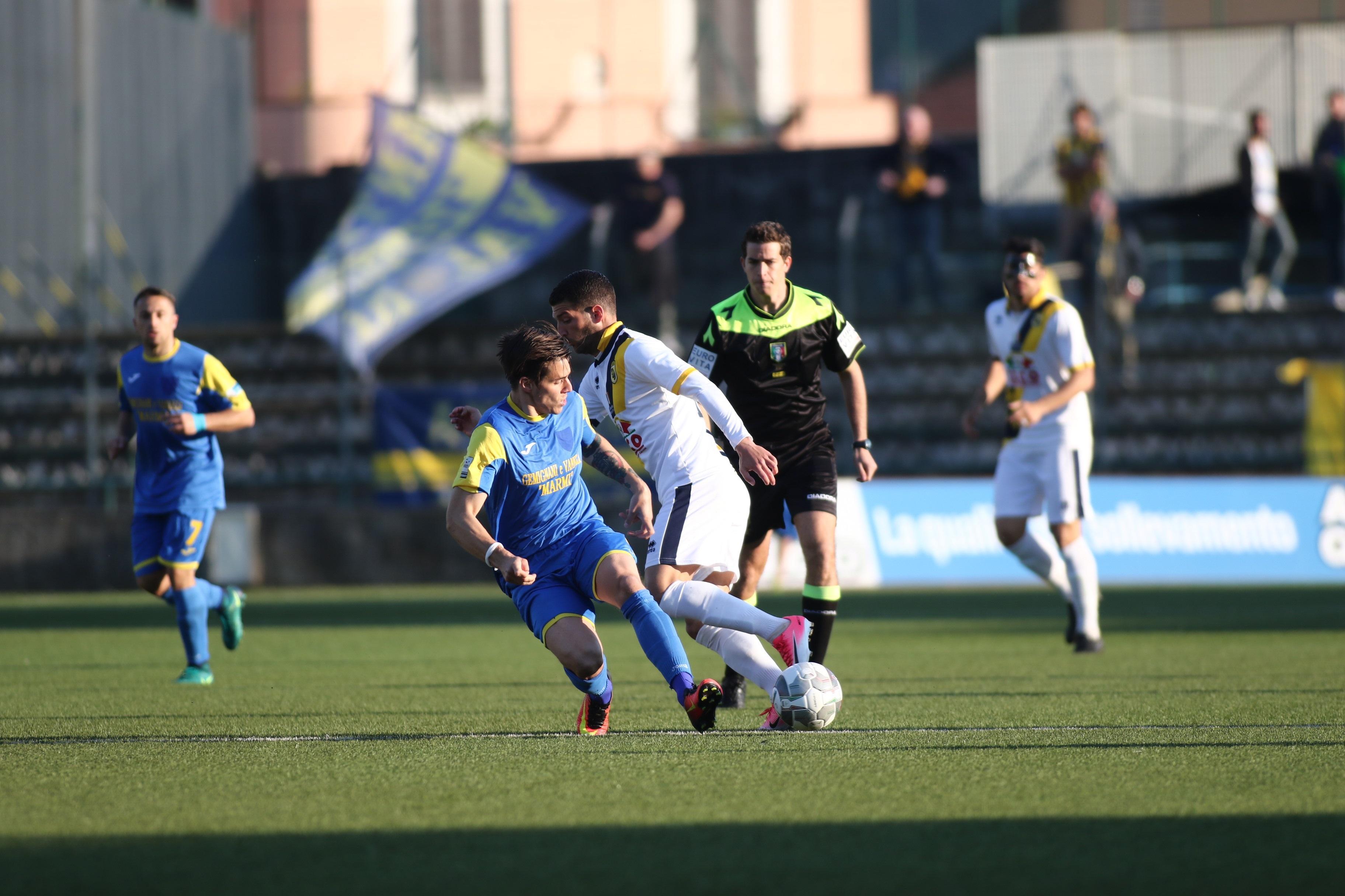 Un'immagine di Carrarese-Viterbese 1-1