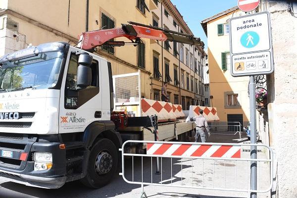 Il posizionamento dei blocchi