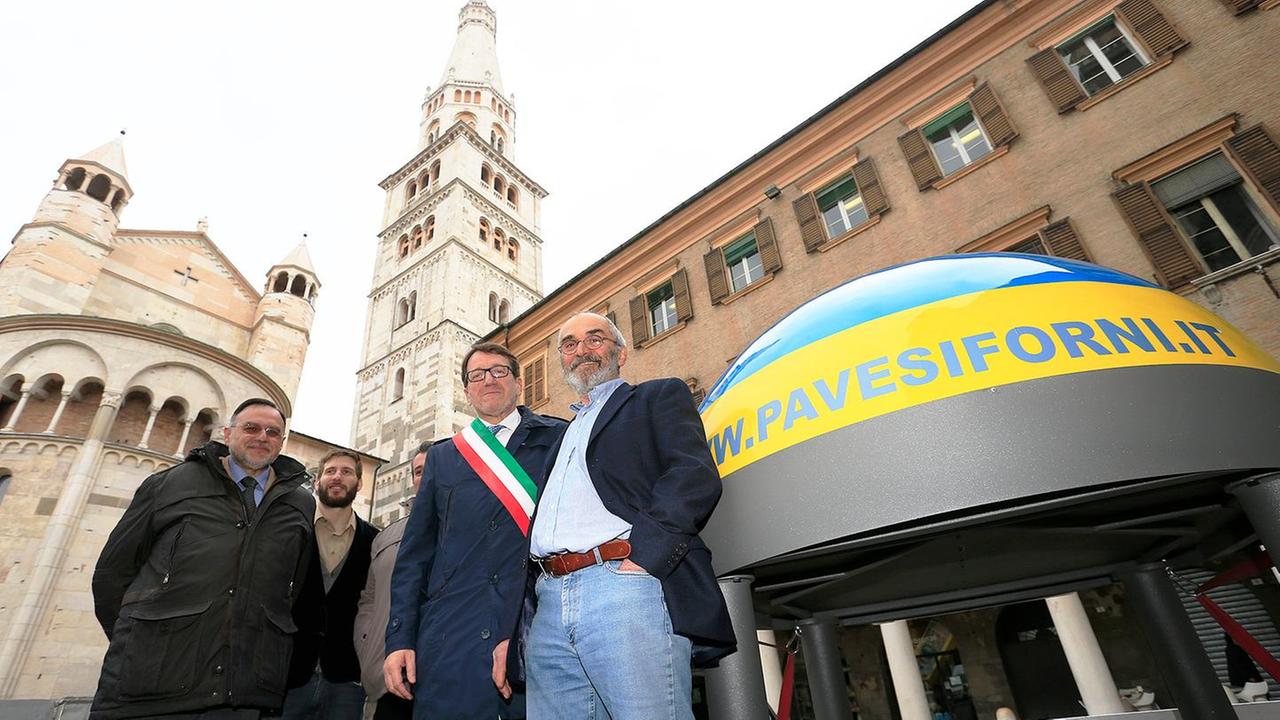 Donato un forno per pizza ai terremotati di Treia