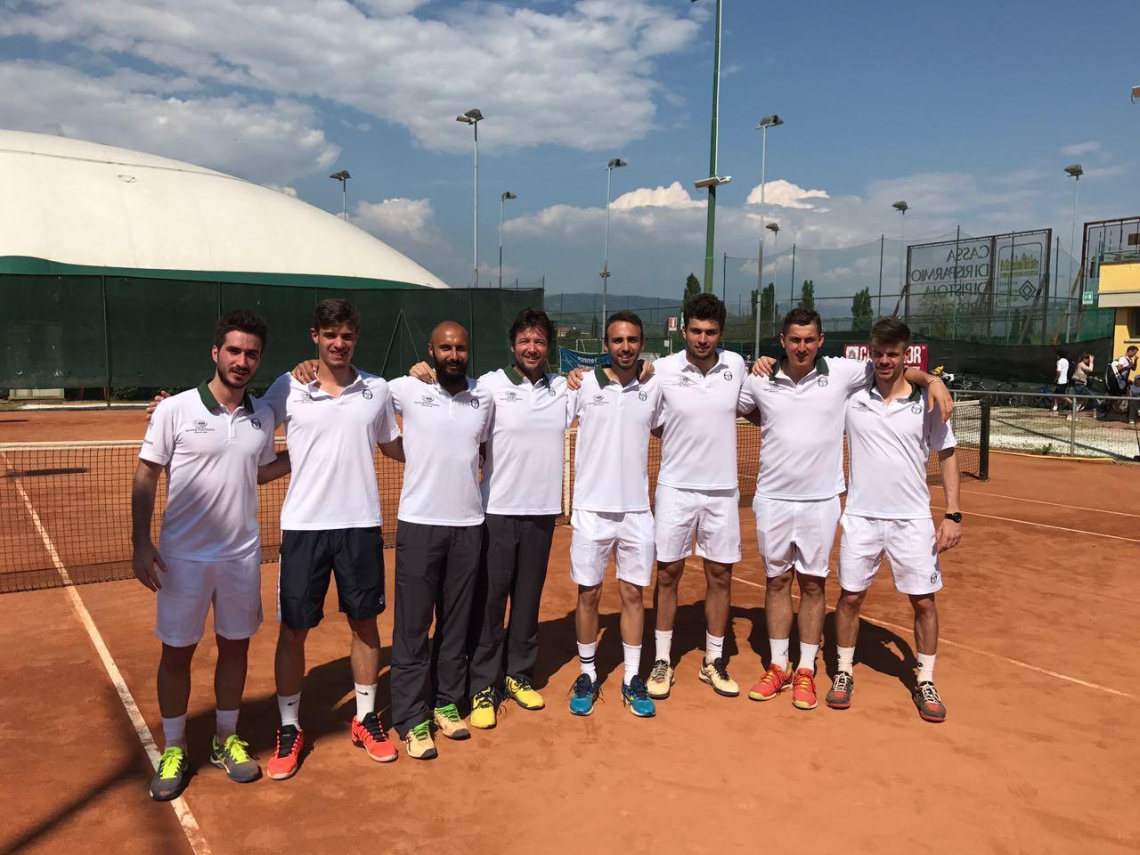 La squadra di Serie B dello Sporting Club Montecatini al completo