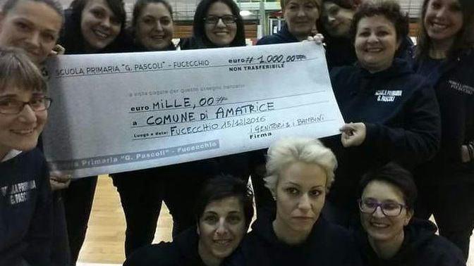 Mamme donano soldi ad Amatrice