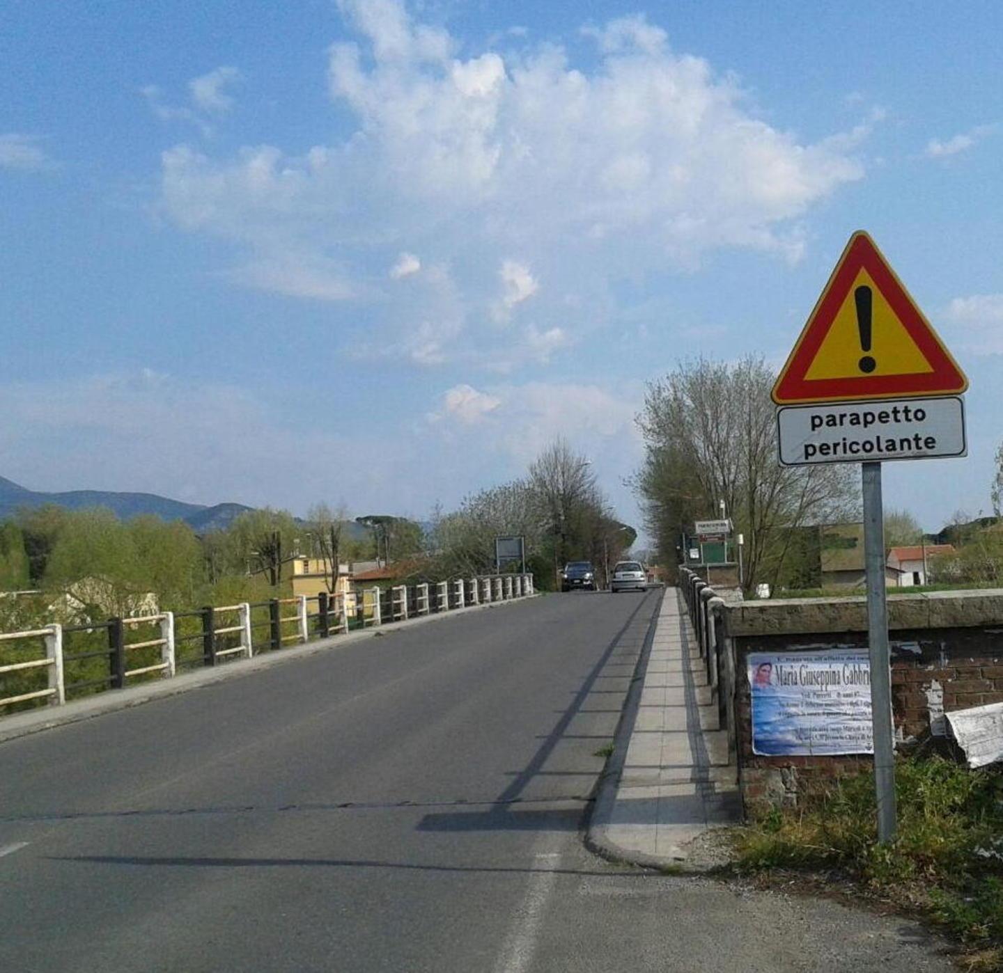 Pontasserchio, il ponte a rischio sorvegliato dai droni
