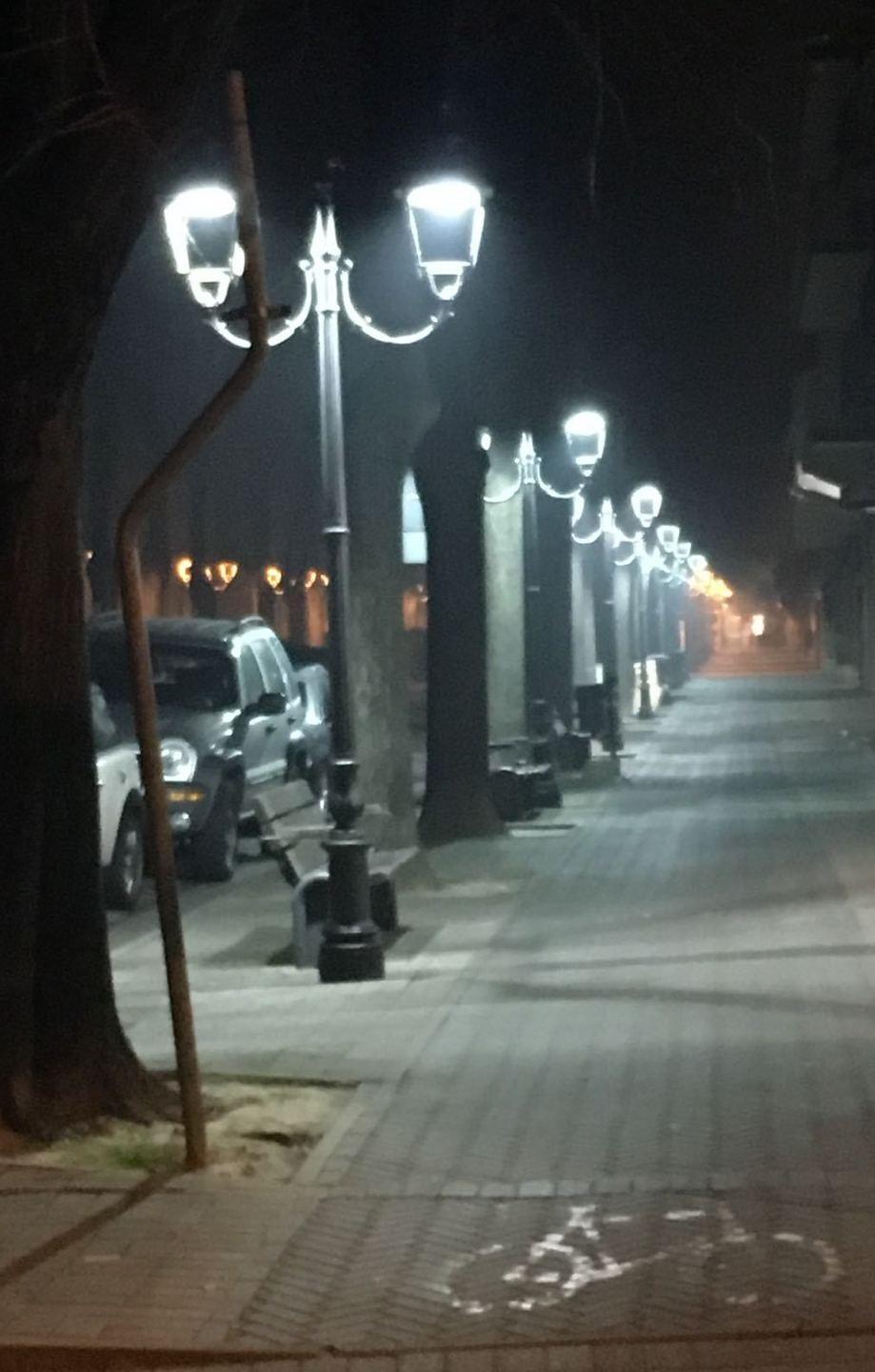 Bocciata la luce dei nuovi lampioni 